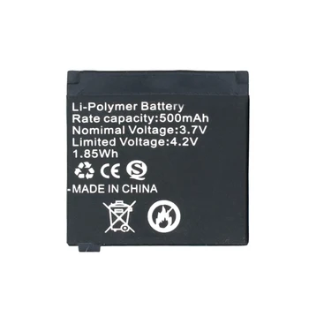 Li-jonų Polimerų Baterija Q18 Smart Žiūrėti 500mAh), 3,7 V Įkraunamas Ličio Baterijos 1 /2/ 3/ 4/ 5/ 6/ 8pcs Atsarginė Baterija