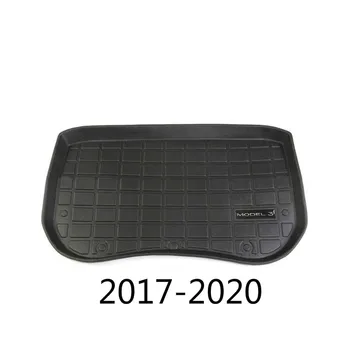 Liemens Priekyje ir Krovinių Patvarus Kilimėlis Car accessories už tesla model 3 Black Termoplastinio elastomero Keitimo Mygtukai auto Accessori