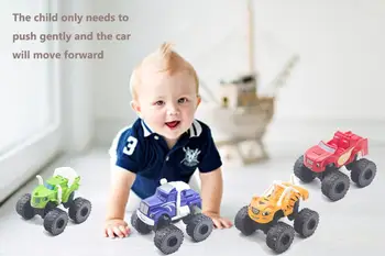 Liepsnos ir mašina monstras Automobilių žaislai rusijos Smulkintuvas Sunkvežimių Skaičius Blaze Žaislas blaze monstras mašinos gimtadienio Dovanos