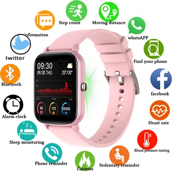 LIGE 2021 Naujas P8 Plius 1,4 colio 2021 Smart Watch Vyrų jutiklinių Fitness Tracker IP67 atsparus vandeniui Moterų Smartwatch už Xiaomi phone