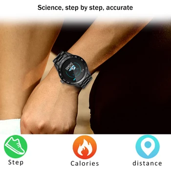 LIGE Smart Watch Moterų Kraujo Spaudimas, Širdies ritmo Monitorius Fitness tracker Sporto Smart Juosta Žadintuvas priminimas Smart apyrankė