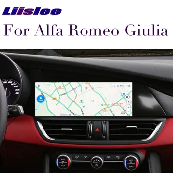 LiisLee Automobilių Multimedia, GPS HiFi Garso Radijas Stereo CarPlay Už Alfa Romeo Giulia 2016 2017 2018 2019 Grotuvas Navigacija 