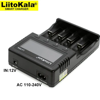 Liitokala Lii-100 Is-202 Lii-402 Lii-PD4 LCD Baterijos Kroviklis, Baterija 18650), 3,7 V 18350 26650 18350 Ličio Baterijos NiMH