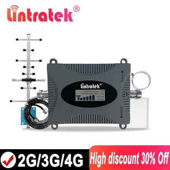 Lintratek 2G 900 2100 3G 4G 1800 Signalo Stiprintuvas, Pilnas komplektas, LCD Ekranas GSM 4G LTE mobiliojo ryšio Signalo Kartotuvas/Stiprintuvą, Internet