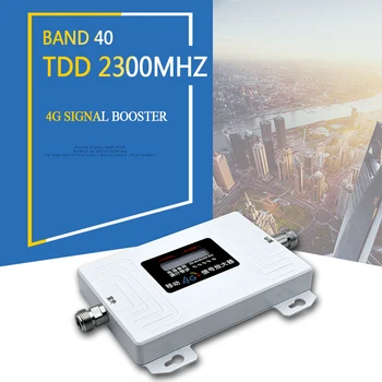 Lintratek B40 TDD 2300 4G Signalo Stiprintuvas Kartotuvas LTE LCD Juosta 40 2300Mhz Mobiliojo Telefono Interneto Stiprintuvo 70dB 4G AGC Namų