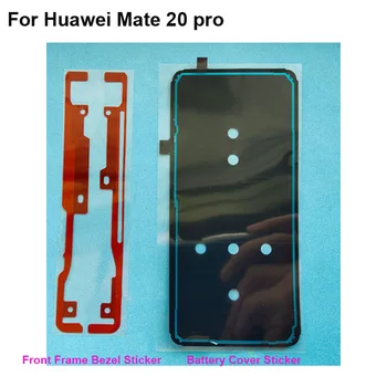 Lipni Juosta Huawei Mate 20 Pro 3M Klijai, Priekiniai LCD atraminio Rėmo Lipdukas Atgal Baterijos dangtelio Juostelė Huawei Mate 20Pro