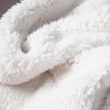 LISM Sherpa avikailio, antklodė, storos dvigubo sluoksnio flanelė vilnos antklodė, antklodė, žiemą šiltas biuras skara