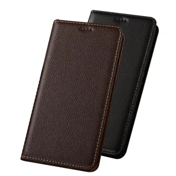 Litchi grūdų odos magnetinio telefono krepšys, kortelė kišenėje atvejais Xiaomi Redmi 9A/Redmi 9C/Redmi 9 telefono dėklas atramą funda rubisafe