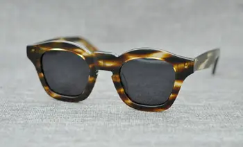 LKK UNISEX Rankų darbo Japonijos vintage mados poliarizuoti akiniai nuo saulės su netinkamomis sunglassesmen moteriški akiniai nuo saulės