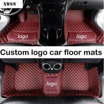 Logotipą automobilio grindų kilimėliai Lincoln visi modeliai Navigator MKS MKC MKZ MKX MKT automobilį, optikos auto reikmenys, automobilių kilimėliai