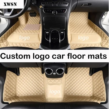 Logotipą automobilio grindų kilimėliai Lincoln visi modeliai Navigator MKS MKC MKZ MKX MKT automobilį, optikos auto reikmenys, automobilių kilimėliai