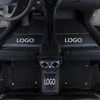 Logotipą tinka automobilio grindų kilimėliai 