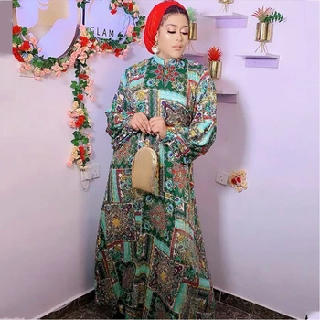 Long Maxi Suknelė 2020 M. Afrikos Suknelės Moterims Dashiki Rudenį Plius Dydis Suknelė Ponios Tradicinių Afrikos Drabužių Pasakų Dreess