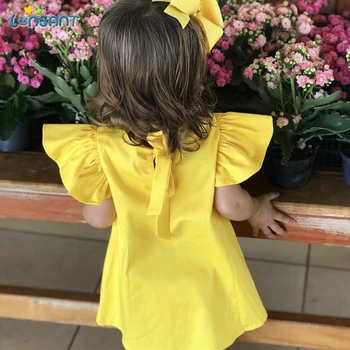LONSANT Mergina Dress 2019 naujagimį, Suknelės Kietas Gimtadienio Suknelė Moteriška Ruffles Kūdikių Vasaros Drabužių Vaikams Mergina Drabužius N30