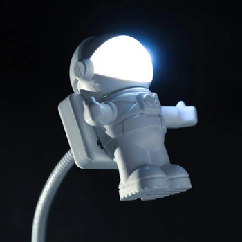 Lova Lempos Naktį Šviesos Naujas Mados Naujovė Romantiška Kūdikių Led Lemputės Pagalbos Pav Swivel, Usb Plug Astronautai Modelis Miegamasis