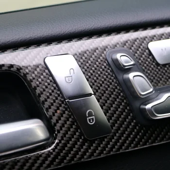 Lsrtw2017 Abs Automobilių Interiorlock Klavišą Mygtuką Durų Lango Užrakto Slenkstukai Mercedes Benz GLE GLS klasės W166 X166 2013-2019