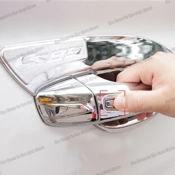 Lsrtw2017 už Changan Cs85 Automobilių Durų Rankena dubenį apdailos apdaila išorės stilizavimo 2018 2019 2020 m. Anglies Pluošto matt silver chrome