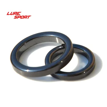 LureSport 6pcs Alconite Žiedas Keramikos Juodas žiedas lazdele Vadovas Žiedas Lazdele Pastato dalis Remontas PASIDARYK pats Aksesuaras