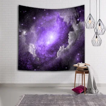 LYN&GY Galaxy Gobelenas Erdvės Sienos Gobelenas Sienų Apdailai Medžiaga Gobelenas Kabinti Sieniniai Gobelenai 100x150/130*150/150*230cm