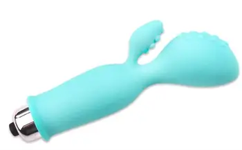 Lytis triušis Vibratoriai keblus Skatinti Burnos Lyžis G Spot Vibracija, atspari vandeniui klitorio masažas sekso žaislai moterims, lesbiečių Mėlyna