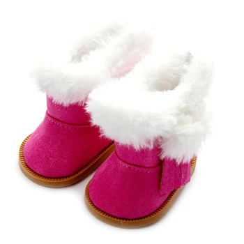 Lėlės priedai šiltas batai tinka 43cm baby Doll Vaikams geriausia Gimtadienio Dovana
