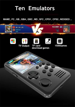 M3S Mini Nešiojamą Žaidimų Žaidėjai 16 bitų Šviesą Išmaniųjų Delninių Vaizdo Žaidimas USB Įkrovimo Žaidimų Konsolę su 4G Žaidimai, Kortelės Vaikams