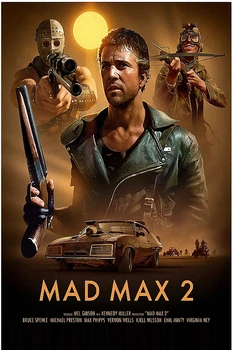 Mad Max 2 Mel Klasikinis Filmas Meno Šilko plakato spauda kambarį miegamojo sienų Dekoras 24