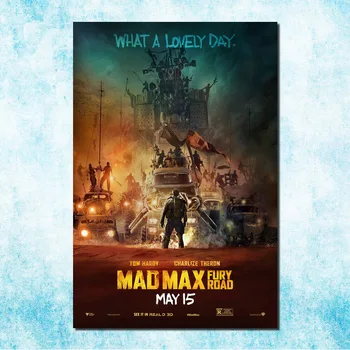 Mad Max 4 Fury Road - Kova Šaudyti Automobilių JAV Kino Meno Šilko, Drobės Plakatas 13x20 24x36 Cm Nuotraukos Kambarį Dekoro-3