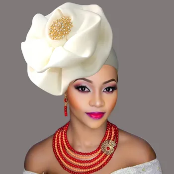 Mados Afrikos Headtie Nigerijos Auto Gele Galvos Apdangalą Turbaną Moterų Headwraps