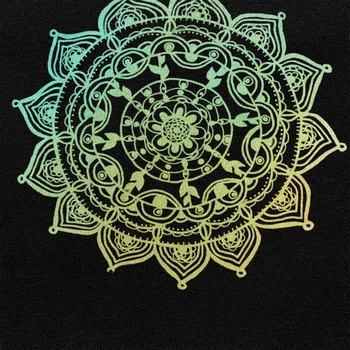 Mados Budizmas Mandala Marškinėliai Vyrams Medvilnės marškinėliai Geometrinis Gėlių Gyvenimo Tee Viršūnes Trumpas Rankovės Dizaineris Marškinėlius Dovanų
