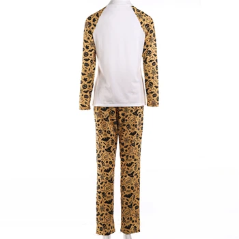 Mados Helovinas gpgb spausdinti tėvų-vaikų apranga Šeimos derinti drabužius pižama Sleepwear Šviesos modelis ilgomis Rankovėmis O-kaklo