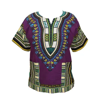 Mados Juosta J. Hunkle Dizaino, Medvilnė, Naujas Atvykimo Afrikos Spausdinti Dashiki Drabužių trumpomis Rankovėmis Dashiki T-shirt Vyrams