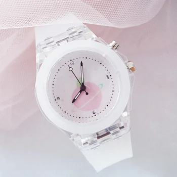 Mados moteriški Laikrodžiai 2020 Tendencija Studentų Vaiko Švyti Žiūrėti korėjos Versija Jelly Silikono Žiūrėti Reloj Mujer Moterų Laikrodžiai Laikrodis