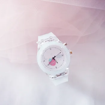Mados moteriški Laikrodžiai 2020 Tendencija Studentų Vaiko Švyti Žiūrėti korėjos Versija Jelly Silikono Žiūrėti Reloj Mujer Moterų Laikrodžiai Laikrodis