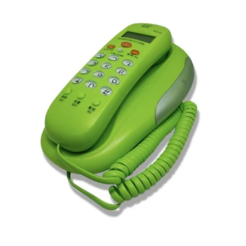Mados Office Viešbutis Fiksuotojo ryšio Telefono sieniniai naktiniai Mini Siena Telefonas 6 spalvų