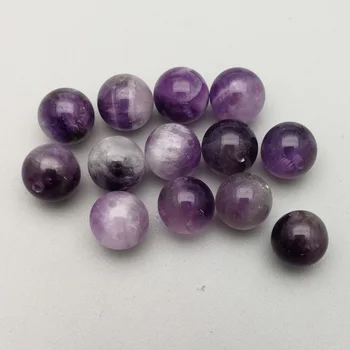 Mados Pobūdžio violetinė crystal Akmens karoliukai žavesio raundo pusėje skylė karoliukai papuošalai priėmimo Didmeninė 50pcs/daug
