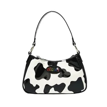 Mados Rankinės moterims 2020 dizaineris prabanga naujas retro karvė pastebėtas mažas kvadratas maišelį asmenybės ponios rankinėje stilingas piniginės