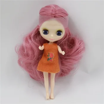 Mados, stiliaus mini blyth lėlės plaukų spalva Vidutinio šukuosena nuogas gamyklos lėlės mados mergina žaislai 11cm be drabužių