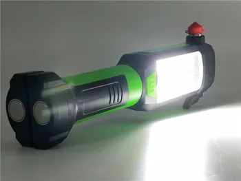 Magnetiniai Automobilių Remontas Darbinis Šviesos COB LED Žibintuvėlis USB Įkrovimo Nešiojamų Lempa Kempingas, Alpinizmas Medžioklė