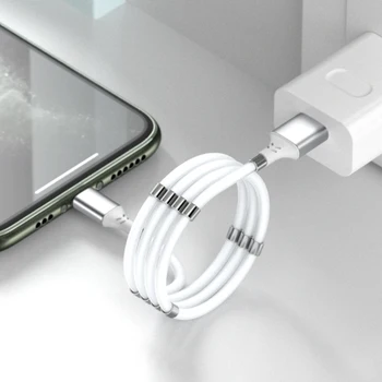 Magnetinio Laido Mobiliojo Telefono kabelis USB Kabelis iPhone, 11 Pro Xs Max Xr X 8 7 6 5s 6s se 