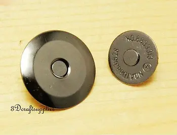 Magnetinio Snaps maišelį mygtuką rankinėje Magnetinio Snaps mygtuką, 20 vnt 20 mm gunmetal F33
