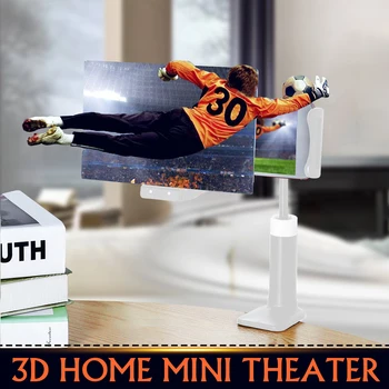 Magnifier Stovo 3D HD Movie Mobilusis Telefonas Didelės raiškos Vaizdo Magnifier Stovo Projekcija Laikiklis Universalus Reguliuoti