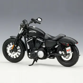 Maisto 1:12 Harley SPORTSTER GELEŽIES 883 Motociklo Diecast Metal Dviračio Modelis, NAUJOS LANGELYJE