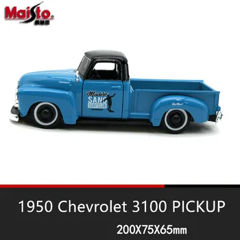 Maisto 1:24 1950 Chevrolet Pickup Lydinio automobilio modelį die-casting modelio automobilių modeliavimo automobilių apdailos surinkimo dovana žaislas