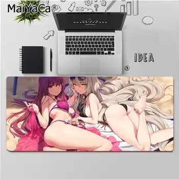 MaiYaCa Aukščiausios Kokybės Sexy Anime Mergina Nešiojamas Kompiuteris Kilimėlis Nemokamas Pristatymas Didelis, Mouse Pad Klaviatūros Kilimėlis