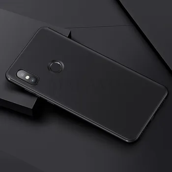 MAKAVO Už Xiaomi Mi Max 3 Atveju-Pilna Apsauga Minkšto Silikono Matinis Dangtelis Xiaomi MiMax 3 Telefonas Atvejų