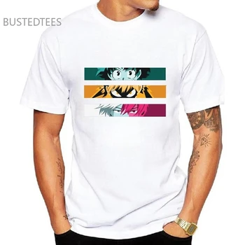 Mano Herojus akademinės bendruomenės Anime Vyrai T-Shirt Japonijos Vyrų Marškinėlius trumpomis Rankovėmis anime Atspausdinta Tee Marškinėliai Topai Vyrų Camiseta Masculina