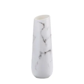 Marmuro Gėlių Įdėta Vazos Keramikos Baltos Spalvos Stalo Vaza Namų Puošybai Vazonas Mados Šiuolaikinių Amatų Lašas Laivybos