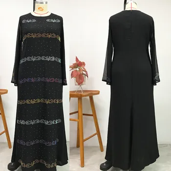 Maroko Kaftan Turkijos, Pakistano Abaja Plius Dydis Islamo Drabužių Dubajus Abaja Musulmonų Suknelė Moterims, Bangladešas Vakarą Maxi Suknelės