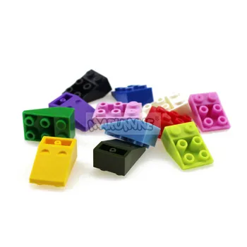 MARUMINE Blokuoti Žaislai, 3 x 2 Šlaito Plytų 100VNT/Daug Apverstas Klasikinis Kūrėjas Blokai SS Suderinama Švietimo Žaislas 